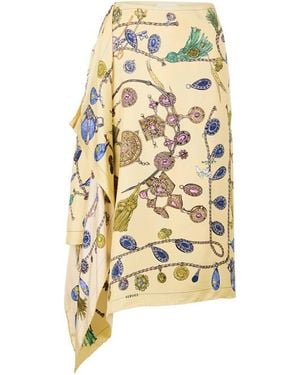 Versace Silk Drape M Ld64 - Metallic