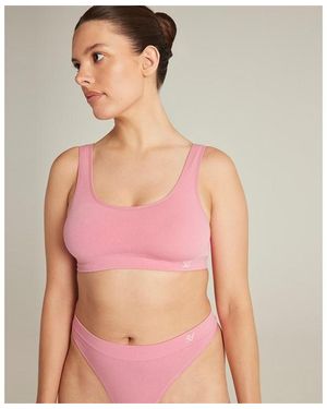 Nudea Seamless Crop Top Tencel Seamless - Pink