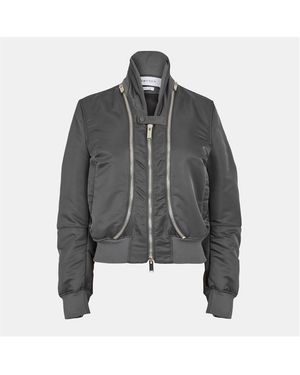 McQueen Alex Bomber Jacket - Grey