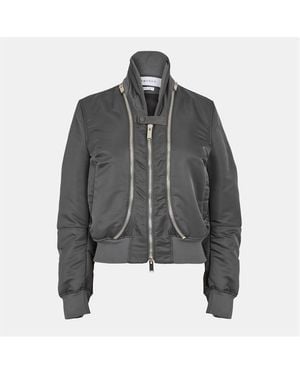 McQueen Alex Bomber Jacket - Grey