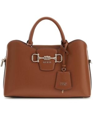 Guess Jane Satchel - Brown