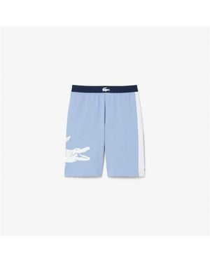 Lacoste Fleece Lounge Shorts - Blue
