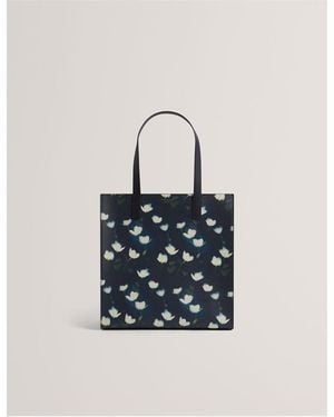 Ted Baker Print Icon Tote Bag - Blue