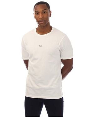 C.P. Company 24/1 Resist Dyed T-Shirt - Natural