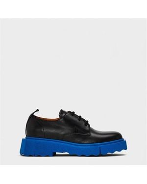 Off-White c/o Virgil Abloh Off Lthr Spnge Drby - Blue