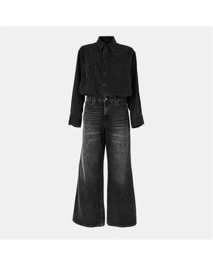 GOOD AMERICAN Good British Jumpsuit - Black