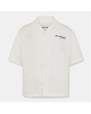 MKI Miyuki-Zoku Mki Script/Shirt - White