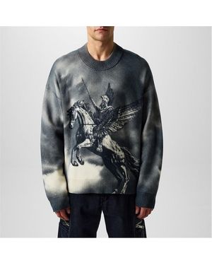 Represent Mascot Knit Jumper - Grey