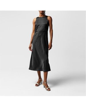 BOSS Dress With Cut Out Detailing - Blue