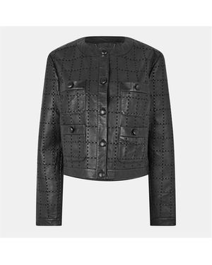 Ted Baker Wool Wrap Coat - Blue