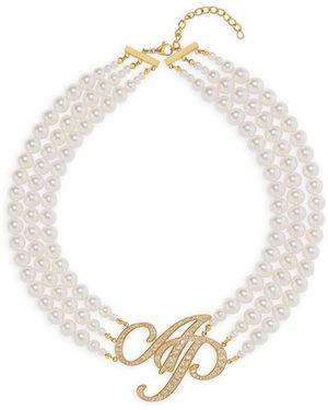 Agent Provocateur Britt Pearl Necklace - Metallic