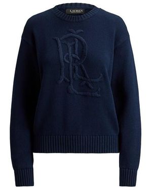 Ralph Lauren Crew Neck Jumper - Blue