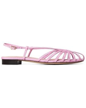 Loeffler Randall Heeled Mules - Pink