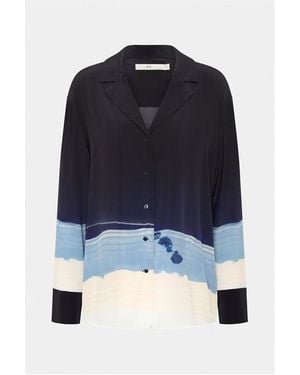 SIR. Mariner Long Sleeve Shirt - Blue