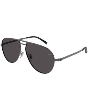 DUNHILL EYEWEAR Dunhill Aviator Du0084S Sunglasses - Black