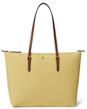 Ralph Lauren Medium Keaton Tote Bag - Yellow