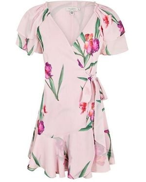 Ted Baker W Mini Dress Ld99 - Pink