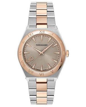 Ferragamo Vega Analogue Quartz Watch - Metallic