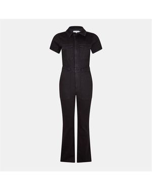 GOOD AMERICAN Bootcut Jumpsuit - Black