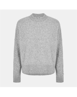 About Blank Mohair Long Sleeve Crew Neck Jumper - Grey