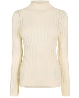 BOSS Fatirami Knitted Top - Natural