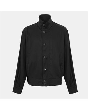 Our Legacy Ribbed Cuffs Harrington Jacket - Black