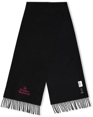 Vivienne Westwood Viv Lg Scarf Sn64 - Black