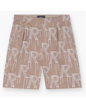 Represent Tailored Fit Tailored Shorts - Brown