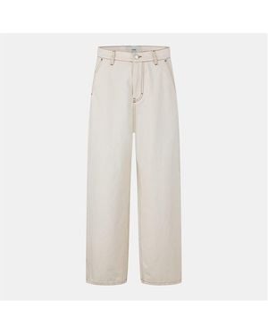 Ami Paris High Rise Wide Leg Trousers - White