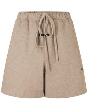 Fear Of God Fleece Jogger Shorts - Natural