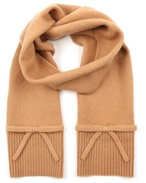 Kate Spade Kate Bow Knit Scarf - Metallic