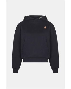 Red Run Graphic Hoodie - Blue