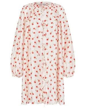 Stine Goya Volum Bow Mini Dress - Pink