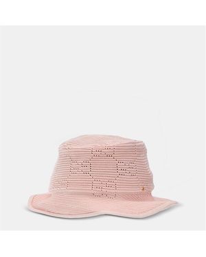 Gucci GG Crochet Cotton Bucket Hat - Pink