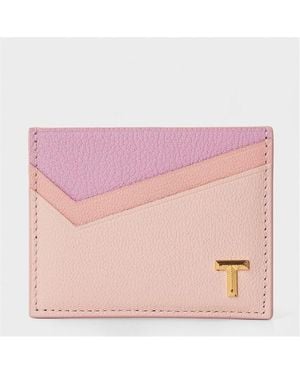 Tiffany & Co. T Cardigan Cas 99 Card Holder - Pink