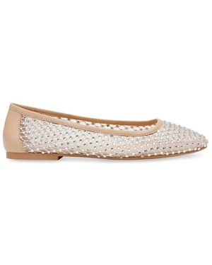 Steve Madden Auden Ballet Court Shoes - Natural
