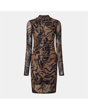HUGO Nikau Bodycon Dress - Blue