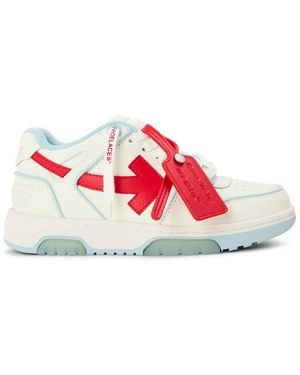 Off-White c/o Virgil Abloh Off Outofoffice Oln Low Top Trainers - Red