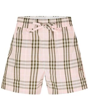 Burberry Woven Tracksuit Shorts - Pink
