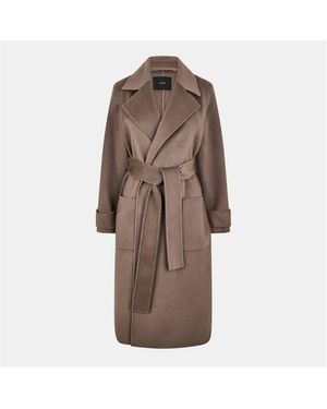 JOSEPH Arline Coat Ld54 - Brown