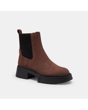 COACH Leah Chelsea Boots - Brown