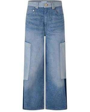 Ganni Wide Leg Jeans - Blue