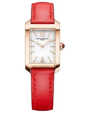 Baume & Mercier Hampton 18ct Watch - Red