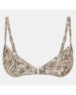 GOOD AMERICAN Capri Triangle Bikini - Pink