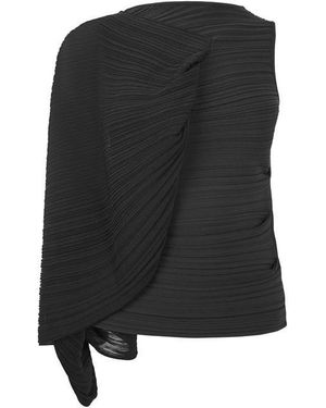 Balmain Viscose Top Ld63 - Black