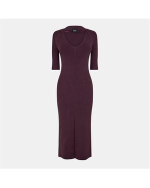 BOSS Fezanin Bodycon Fit Dress - Purple