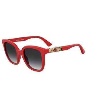 Moschino Round Sunglasses - Red