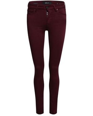 Replay New Luz Skinny-Fit Jeans - Purple