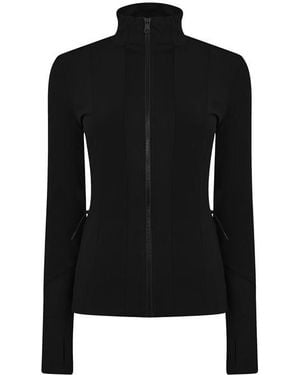 Varley Maywood Water Resistant Long Sleeve Performance Training Jacket - Black