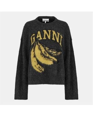 Ganni Banana Knit - Black